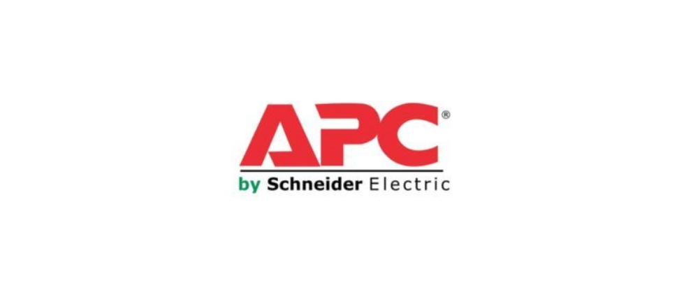 APC by Schneider Electric logo representing power protection, backup solutions, and energy management for businesses and homes.