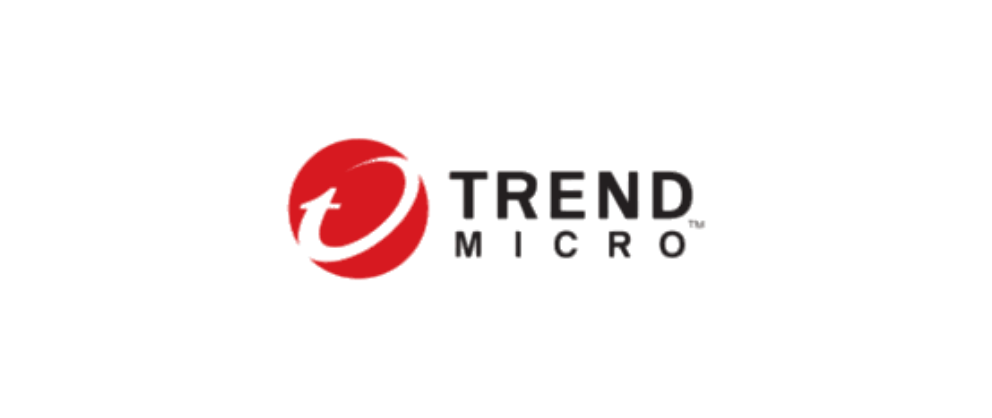 Trend Micro logo representing global cybersecurity solutions, offering protection against malware, ransomware, and cyber threats.