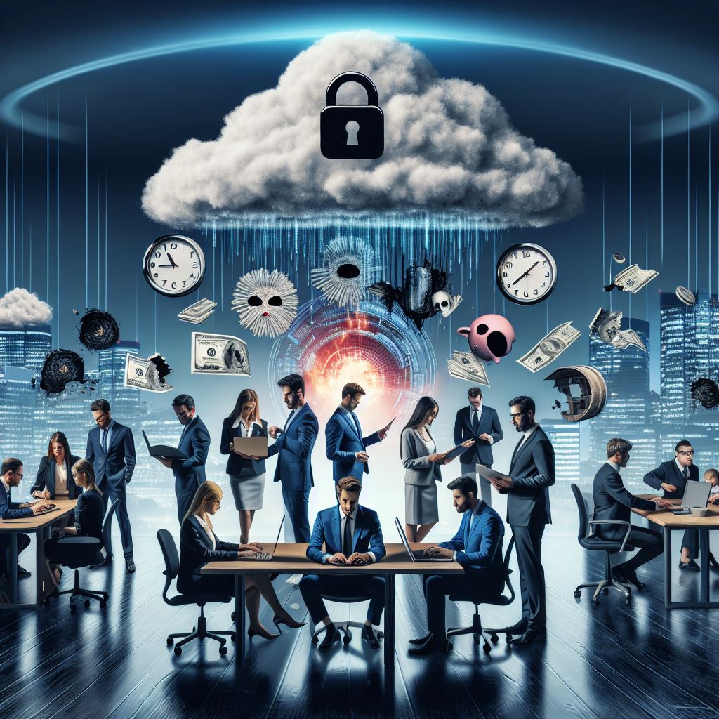 A visual highlighting the hidden IT risks professional services firms must address to protect sensitive information.