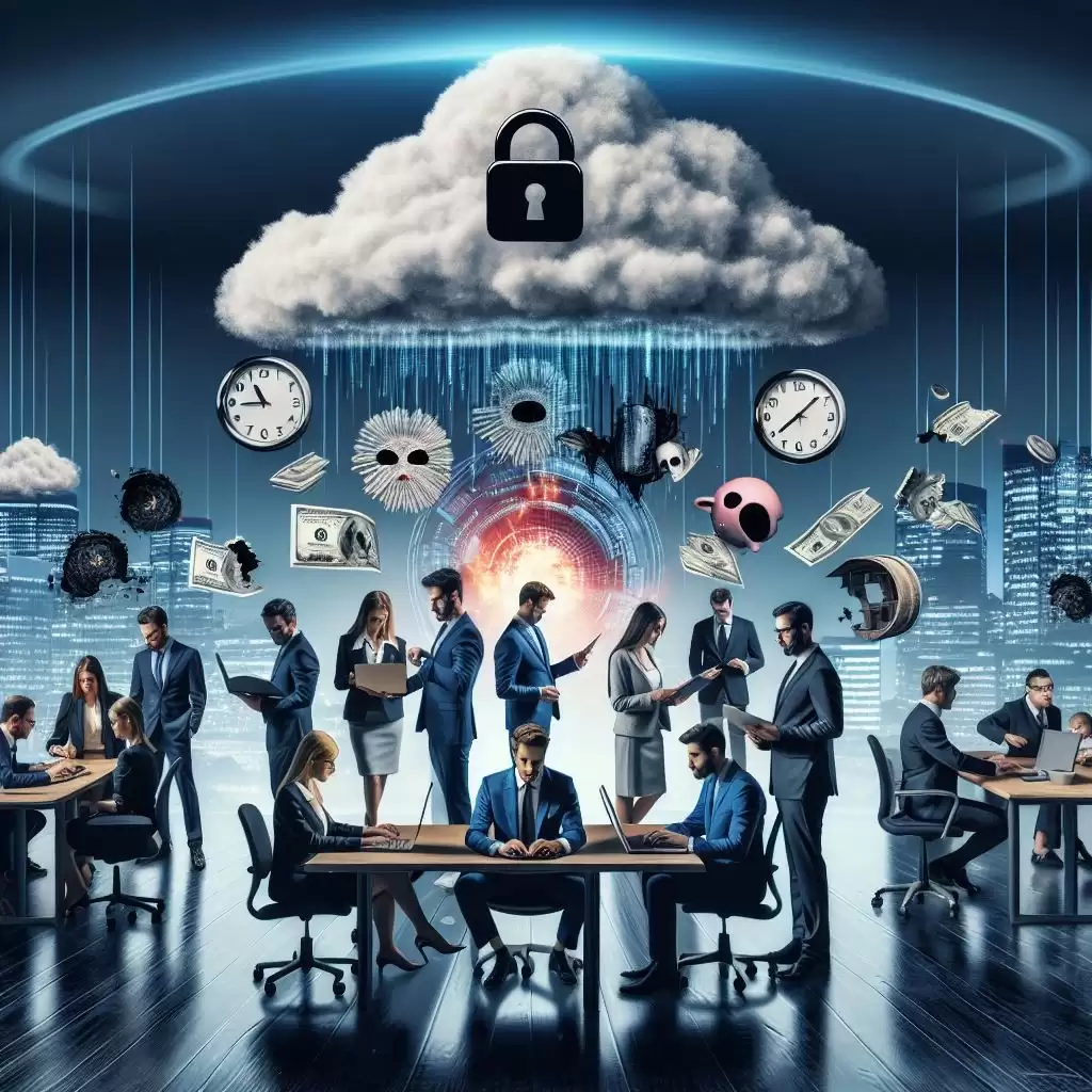 A visual highlighting the hidden IT risks professional services firms must address to protect sensitive information.