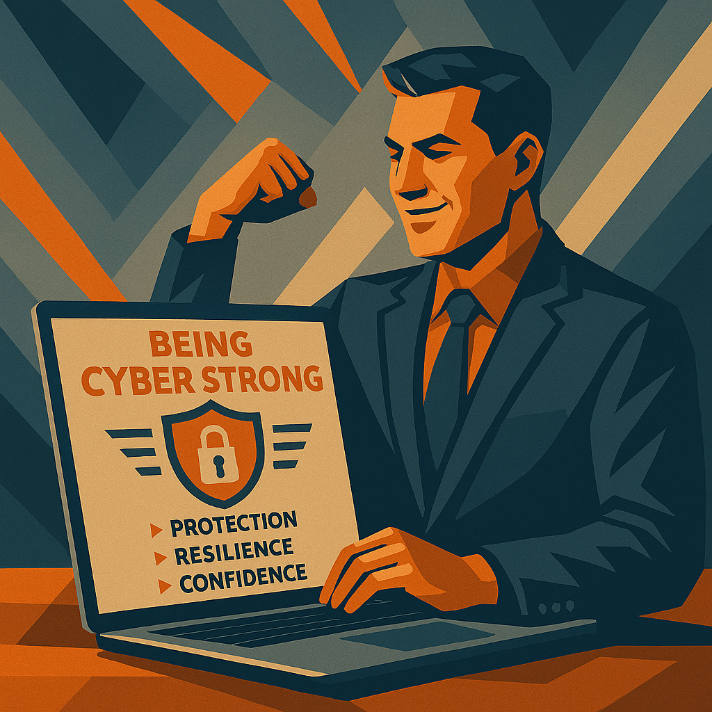 Abstract digital technology graphic for IT insights