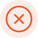 Remove icon representing deletion or clearing actions