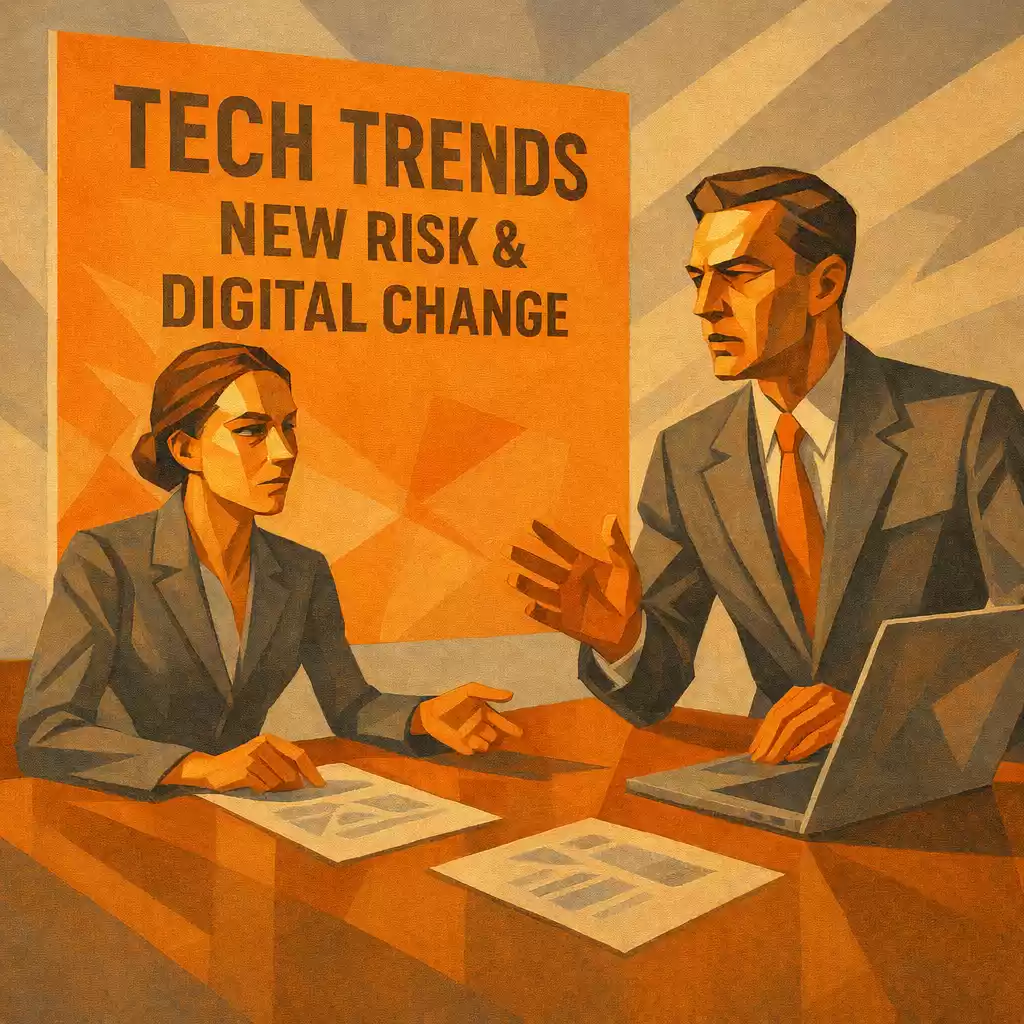 Technology concept illustration for indepth IT article